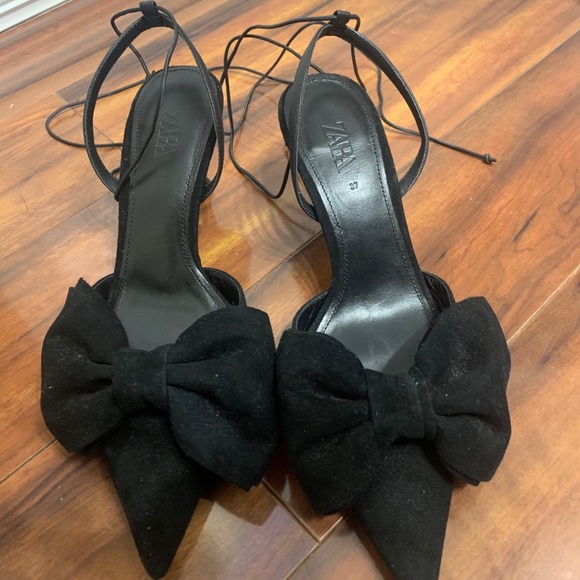 🚫SOLD🚫Zara Black Slingback Pump - Picture 6 of 8
